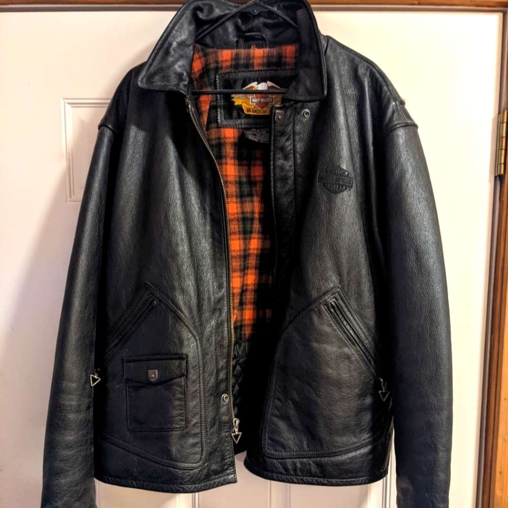 Vintage Harley Davidson motorcycle jacket